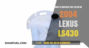 Replacing the Fuel Filter: A Step-by-Step Guide for 2004 Lexus LS430 Owners