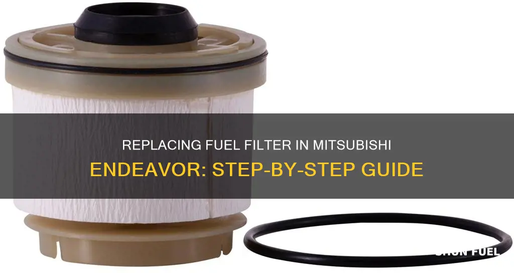 how to replace fuel filter in a 2005 mitsubishi endeavor