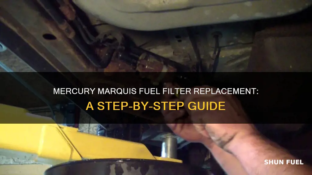 how to replace fuel filter mercury marquis