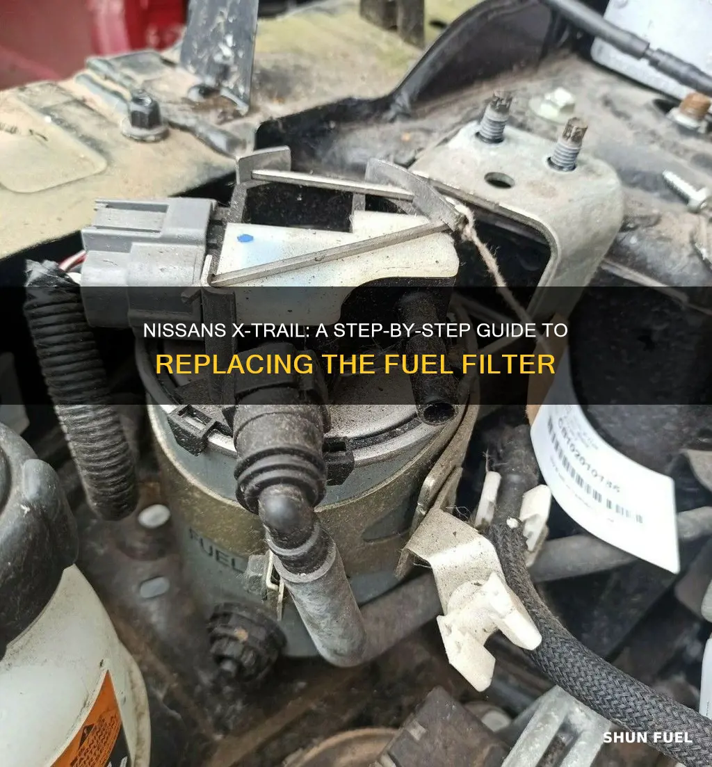 how to replace fuel filter nissan x trail