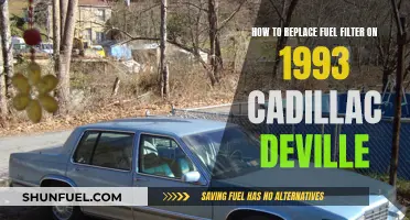 Replacing the Fuel Filter in Your 1993 Cadillac DeVille