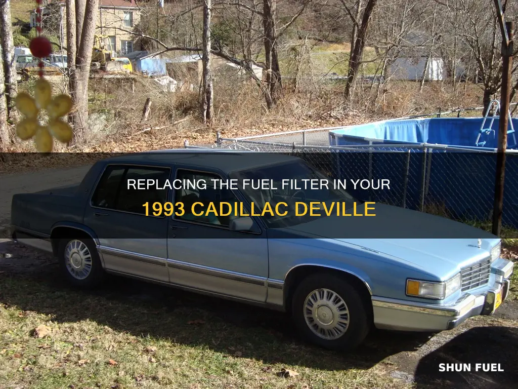 how to replace fuel filter on 1993 cadillac deville