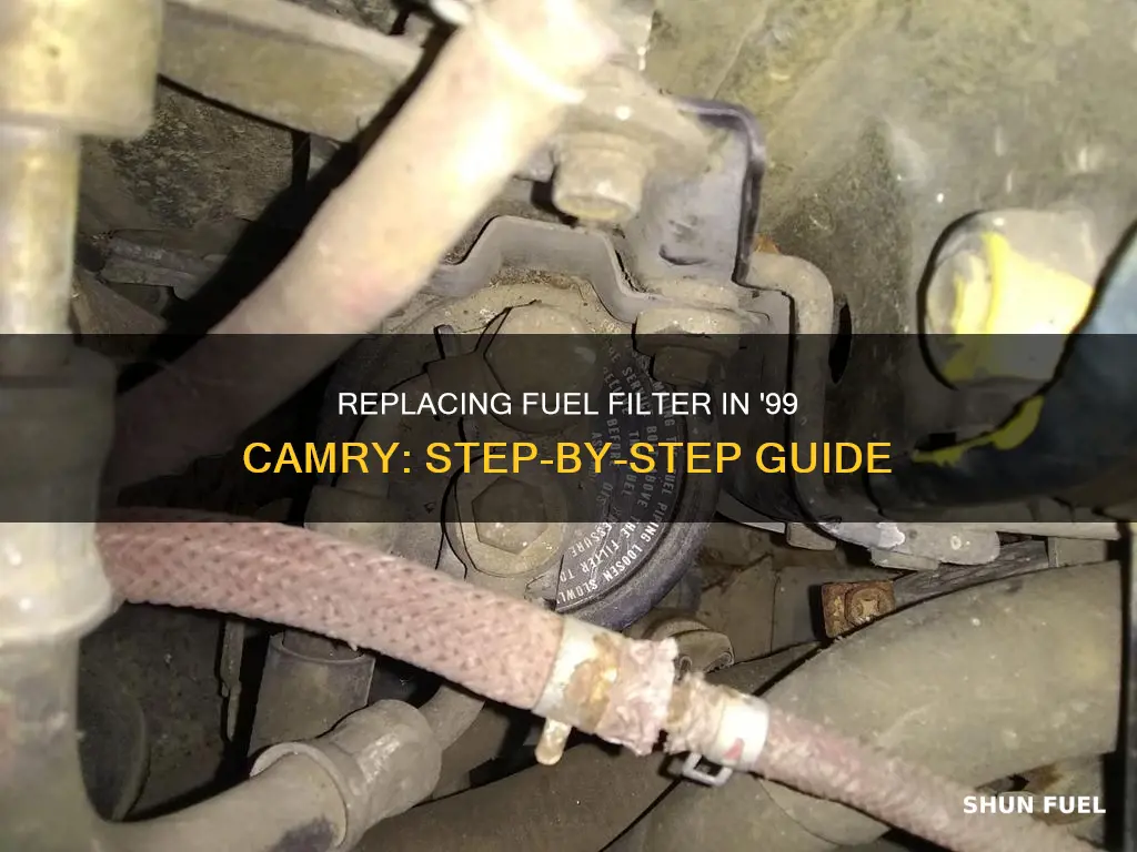 how to replace fuel filter on 1999 toyota camry