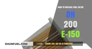 Replacing the Fuel Filter: A Step-by-Step Guide for Your 200 E-150