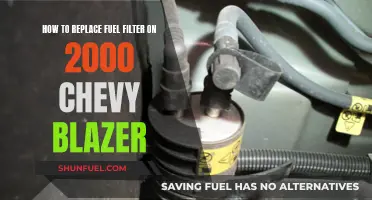 Replacing the Fuel Filter in a 2000 Chevy Blazer: Step-by-Step Guide