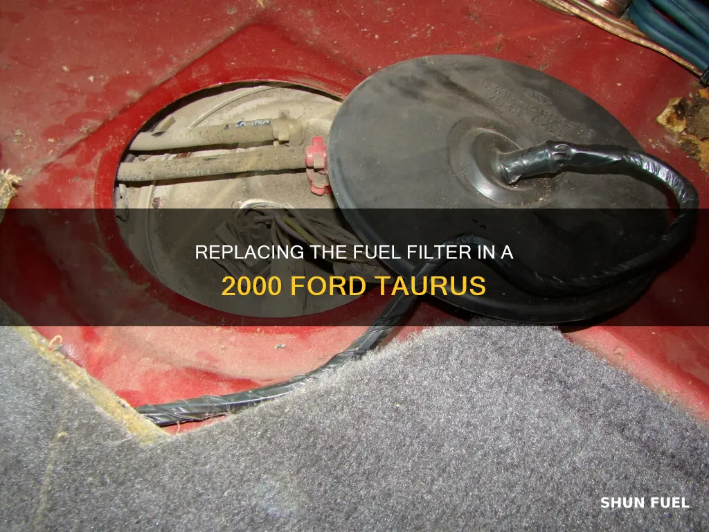 how to replace fuel filter on 2000 ford taurus