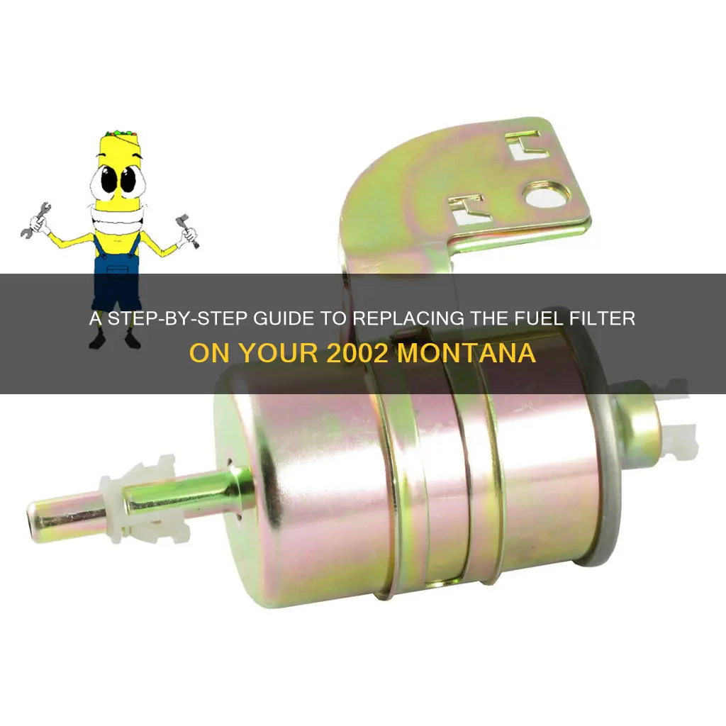 how to replace fuel filter on 2002 montana