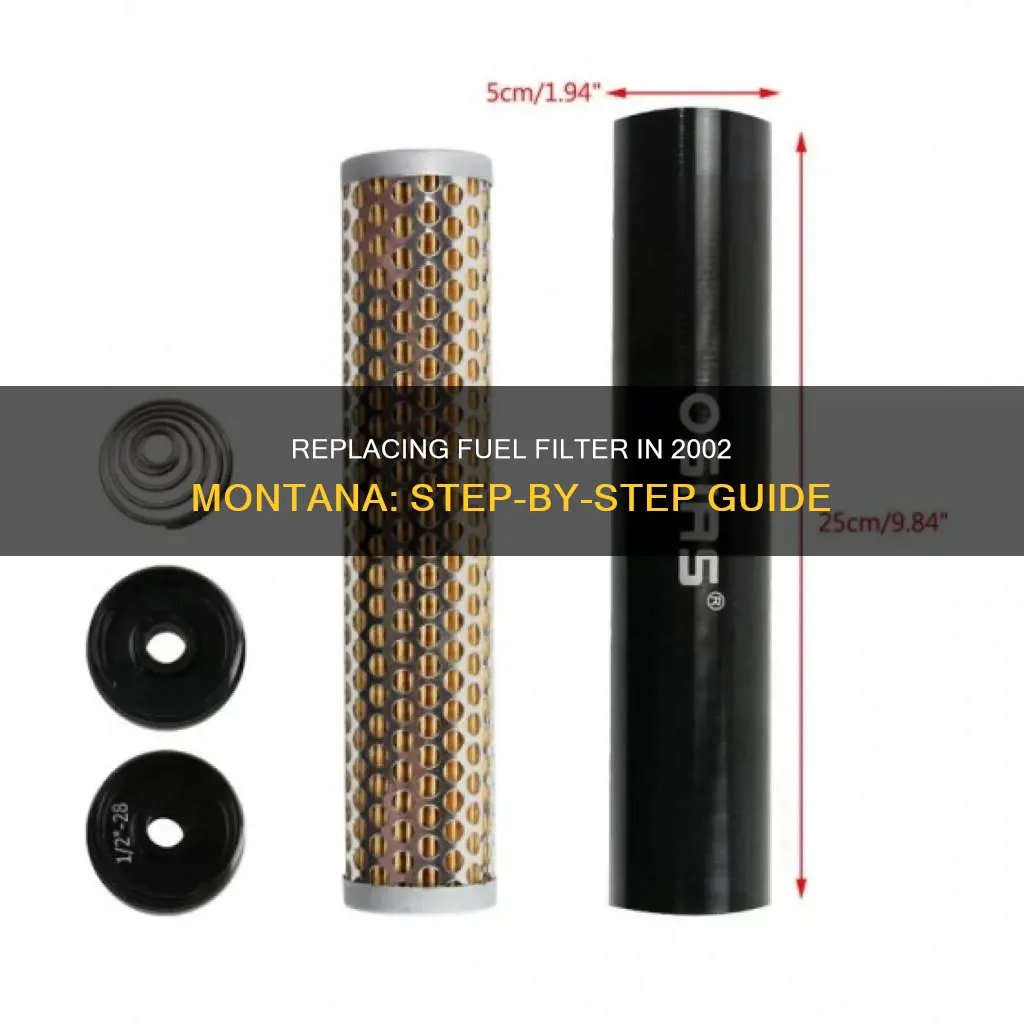 how to replace fuel filter on 2002 montana