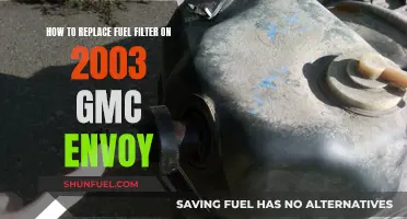 Replacing Fuel Filter in GMC Envoy: Step-by-Step Guide
