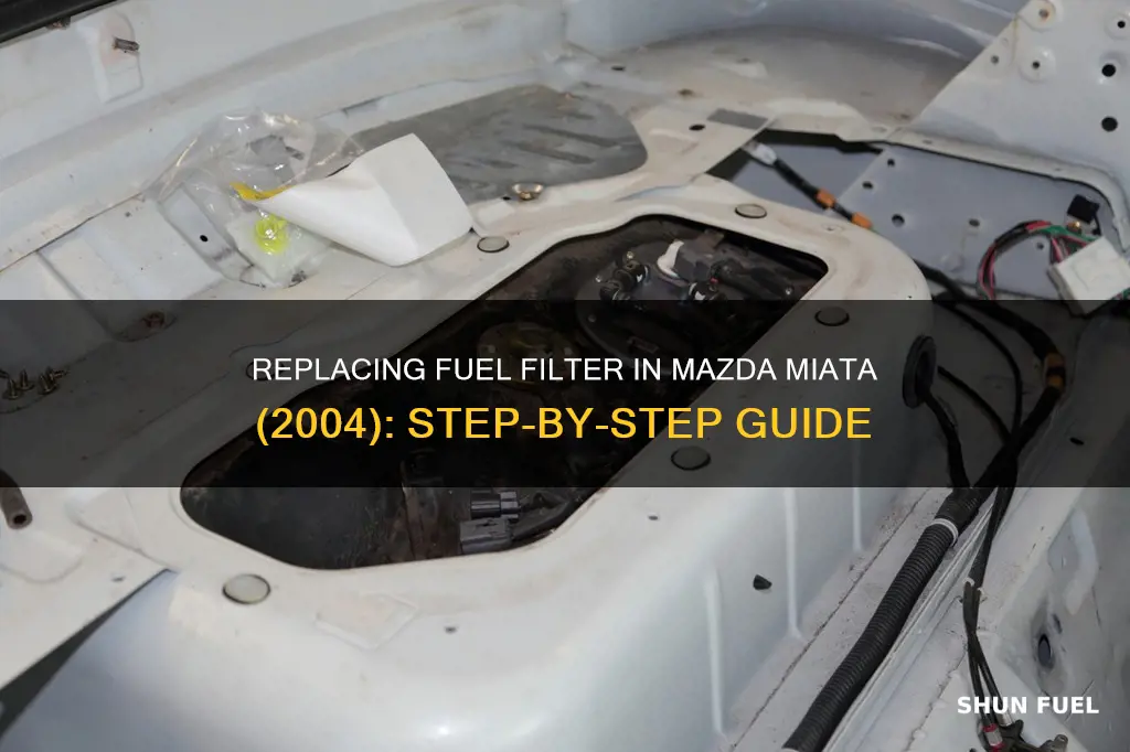 how to replace fuel filter on 2004 mazda miata