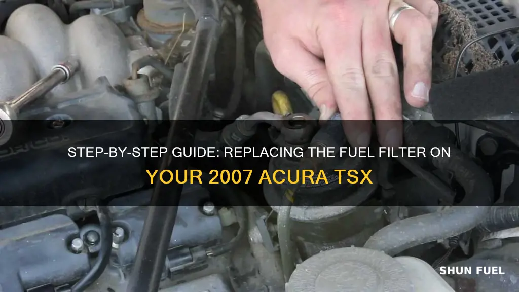 how to replace fuel filter on 2007 acura tsx