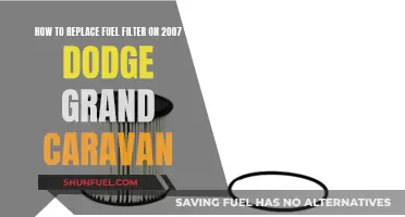 Replacing Fuel Filter in 2007 Dodge Grand Caravan: Step-by-Step Guide
