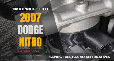 Replacing Fuel Filter in a 2007 Dodge Nitro: Step-by-Step Guide
