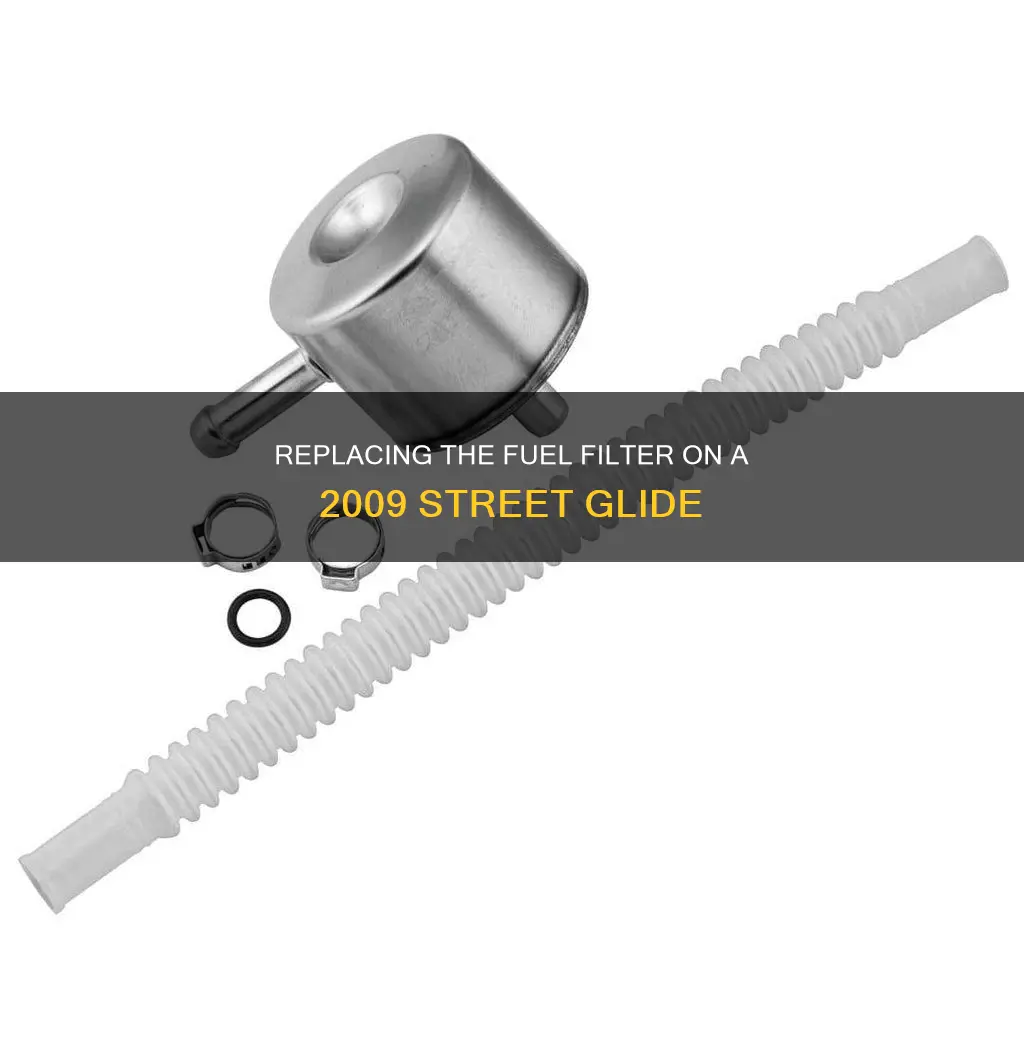 how to replace fuel filter on 2009 street glide