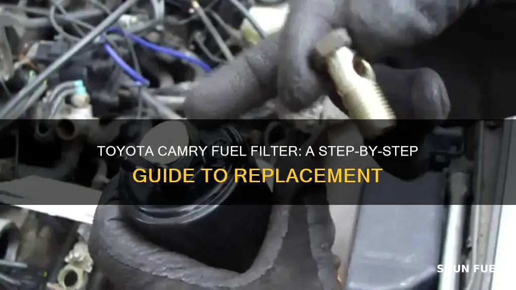 how to replace fuel filter on a 1991 toyota camry