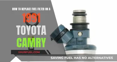 Replacing the Fuel Filter in a 1991 Toyota Camry