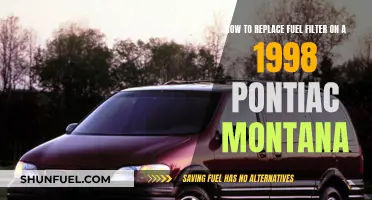 Replacing Fuel Filter in '98 Pontiac Montana: Step-by-Step Guide