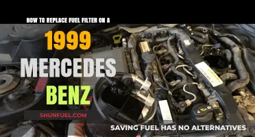 Replacing the Fuel Filter: A Guide for 1999 Mercedes Benz Owners