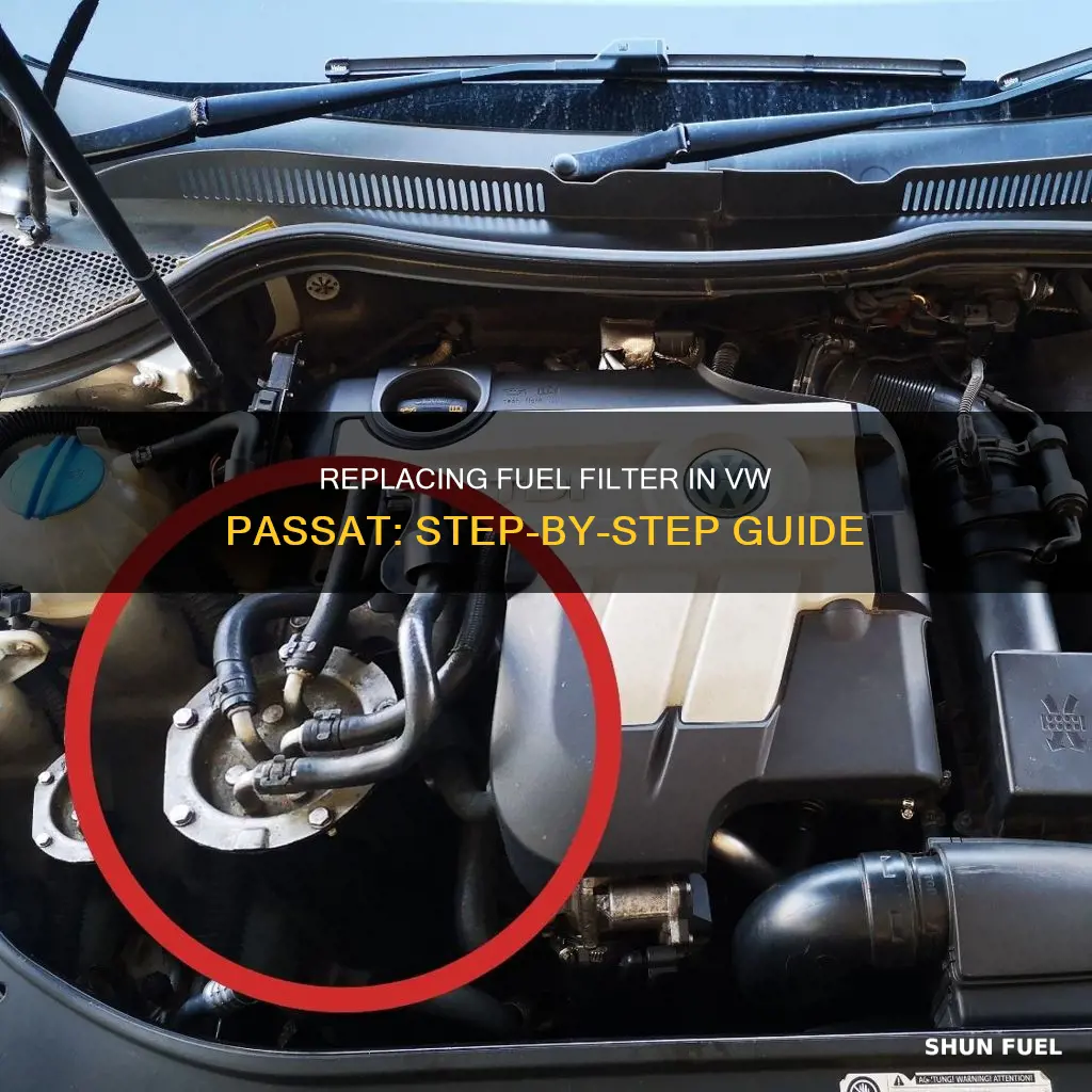 how to replace fuel filter on a 2005 vw passat