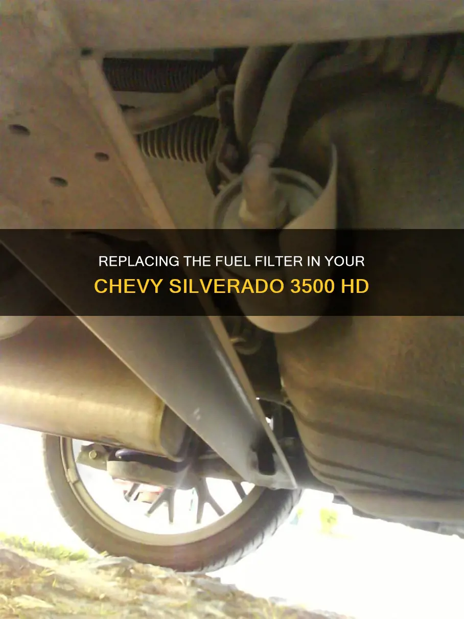 how to replace fuel filter on chevy silverado 3500 hd