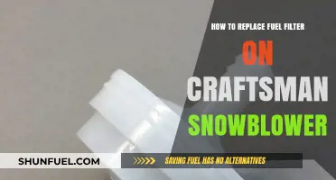 Craftsman Snowblower Fuel Filter: DIY Replacement Guide