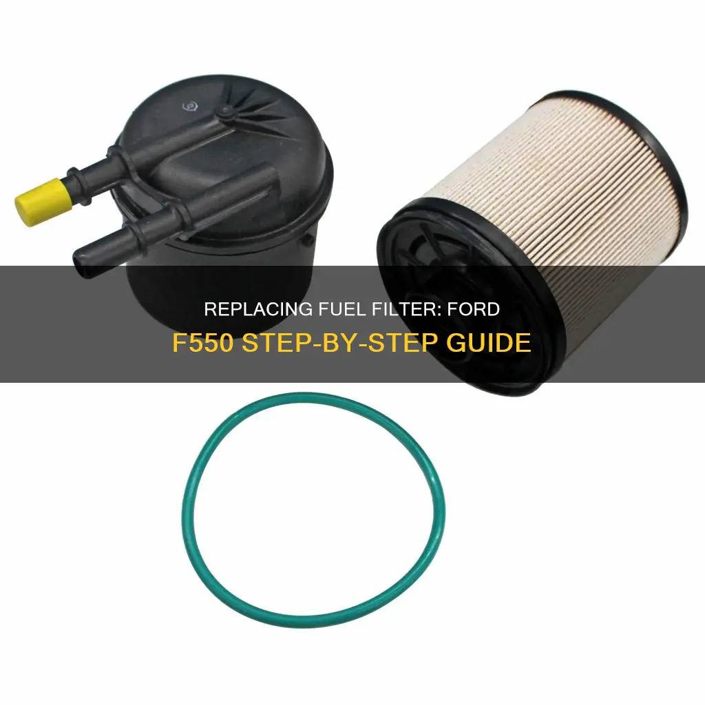 how to replace fuel filter on ford f550