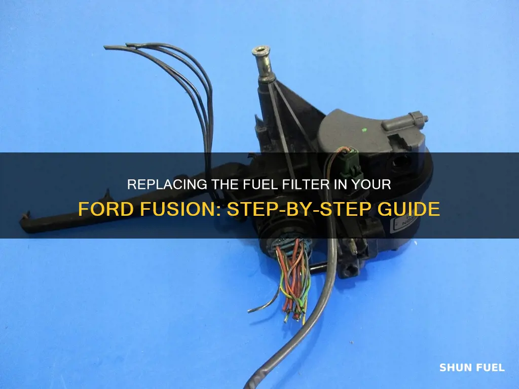 how to replace fuel filter on ford fusion