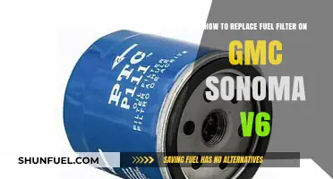 GMC Sonoma V6 Fuel Filter Replacement: A Step-by-Step Guide