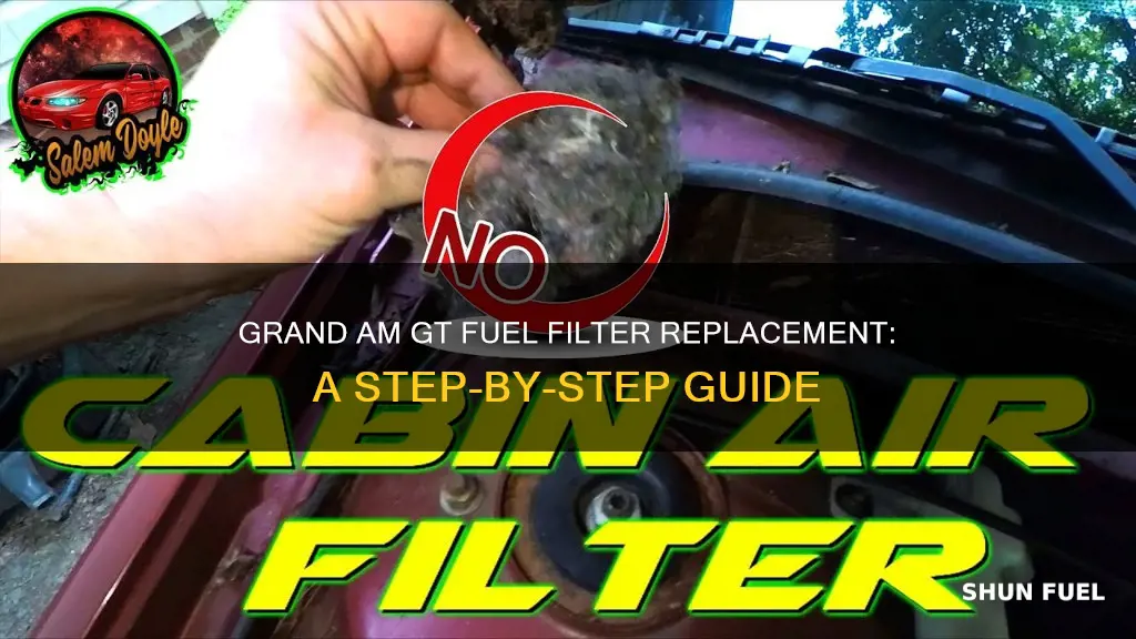 how to replace fuel filter on grand am gt