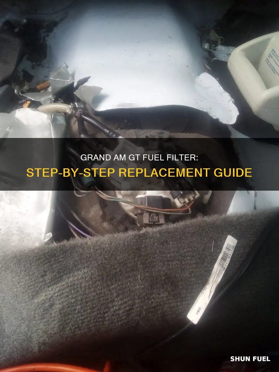 how to replace fuel filter on grand am gt