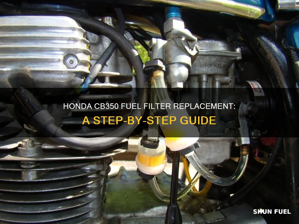 how to replace fuel filter on honda cb350