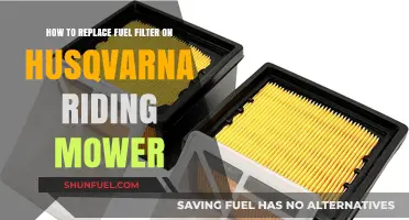 Step-by-Step Guide: Replacing the Fuel Filter on Your Husqvarna Riding Mower