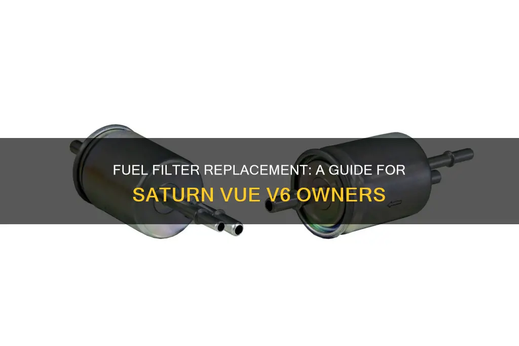 how to replace fuel filter on o2 saturn vue v6