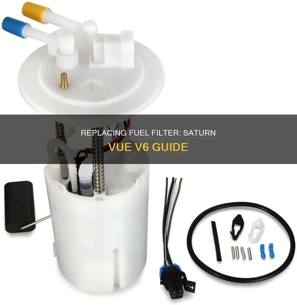 how to replace fuel filter on o2 saturn vue v6