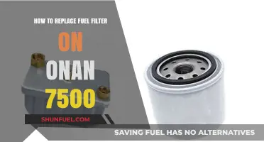 Onan 7500 Generator: A Step-by-Step Guide to Replacing the Fuel Filter