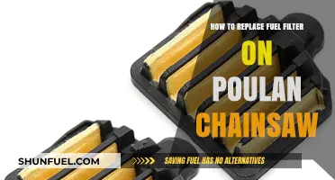 Poulan Chainsaw Maintenance: A Step-by-Step Guide to Replacing the Fuel Filter