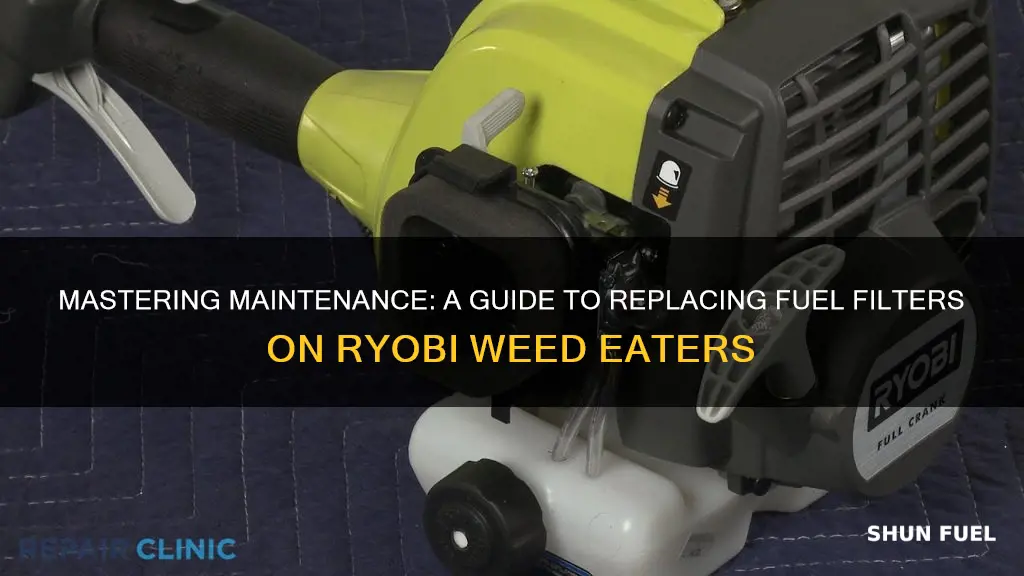 how to replace fuel filter on ryobi weed eater