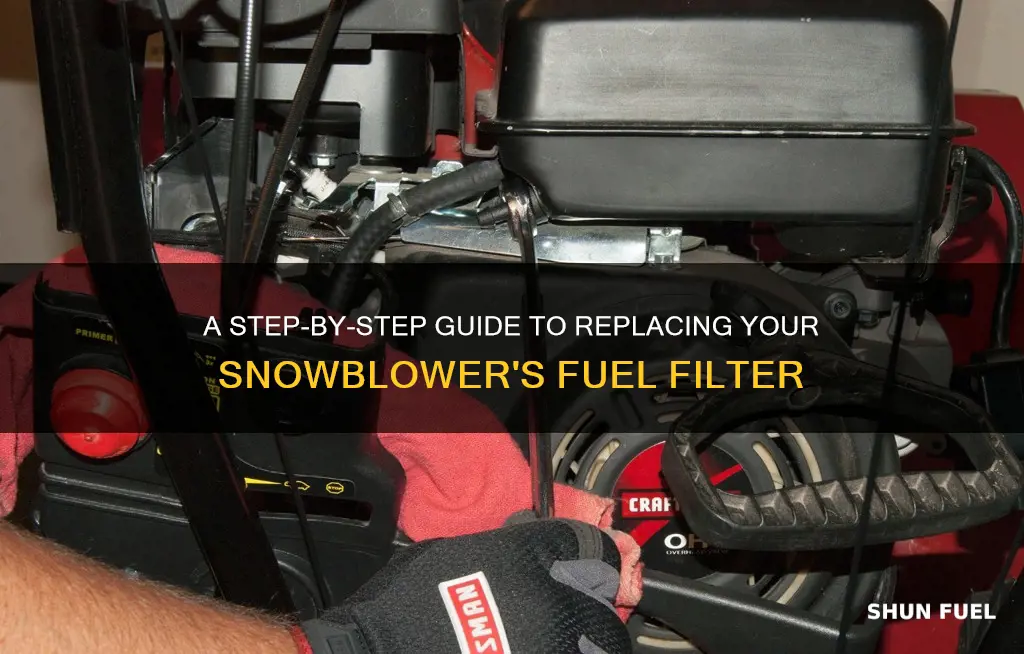 how to replace fuel filter on snowblower