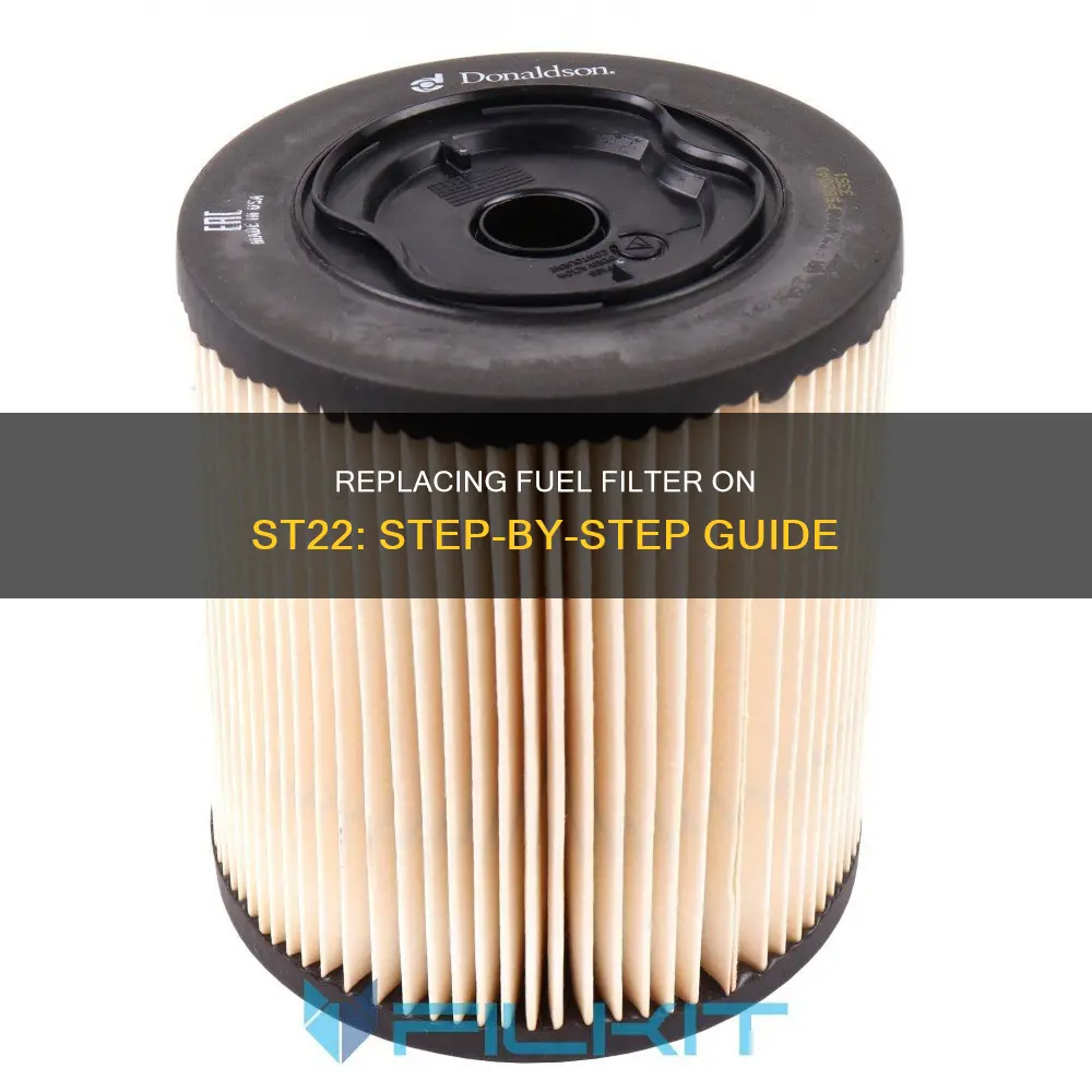 how to replace fuel filter on st22