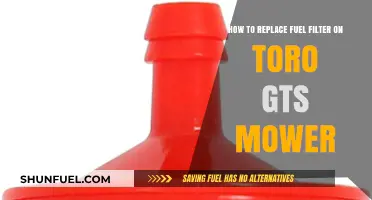 Toro GTS Mower: A Step-by-Step Guide to Replacing the Fuel Filter