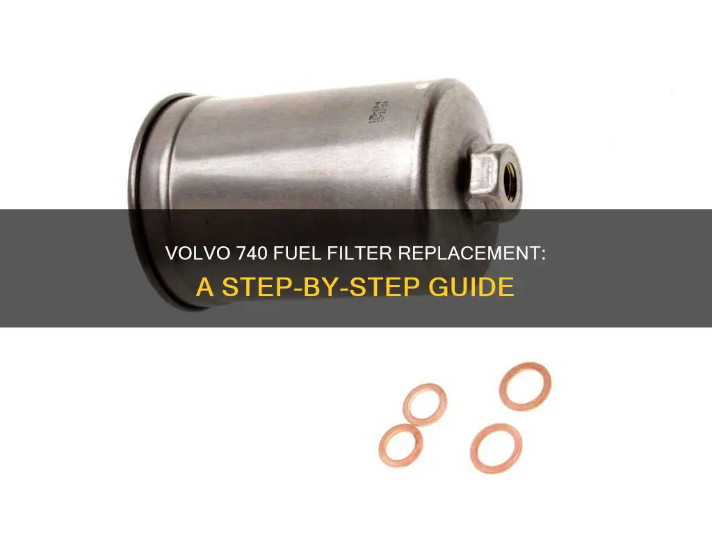 how to replace fuel filter on volvo 740