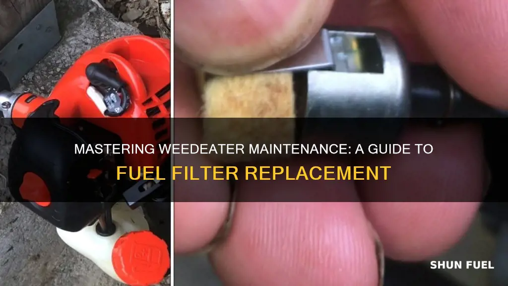 how to replace fuel filter on weedeater