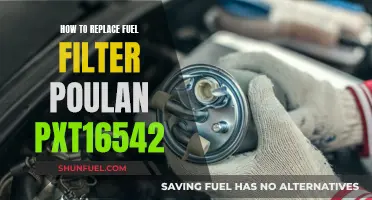 Replacing Fuel Filter: Poulan PXT16542 Step-by-Step Guide