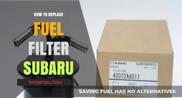 Replacing Your Subaru's Fuel Filter: Step-by-Step Guide