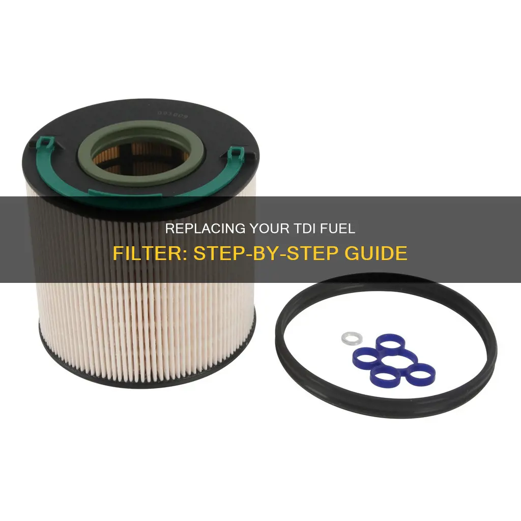 how to replace fuel filter tdi