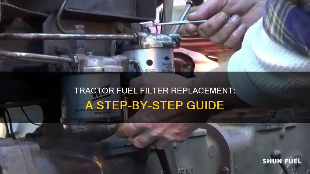 how to replace fuel filter tractor