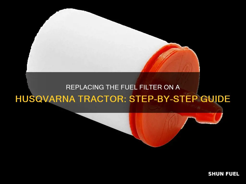 how to replace fuel fulter on husjmqvarba teactor