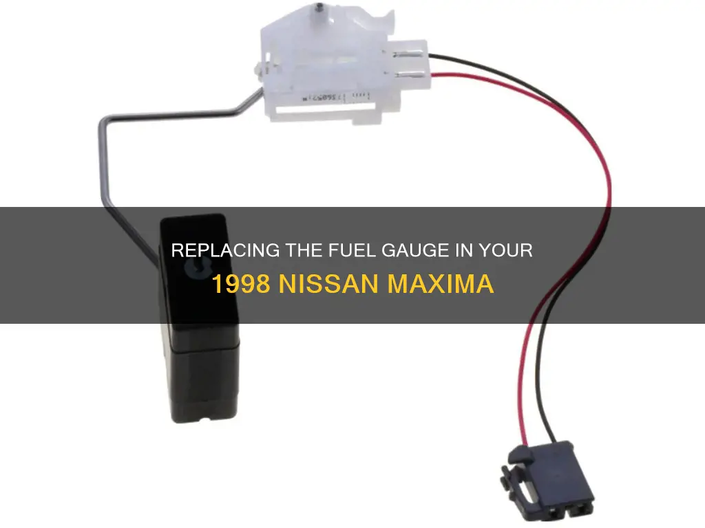 how to replace fuel gauge in 1998 nissan maxima