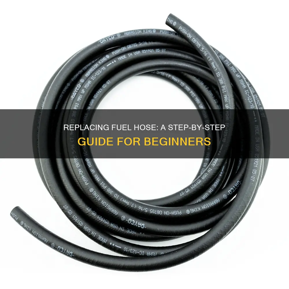 how to replace fuel hose