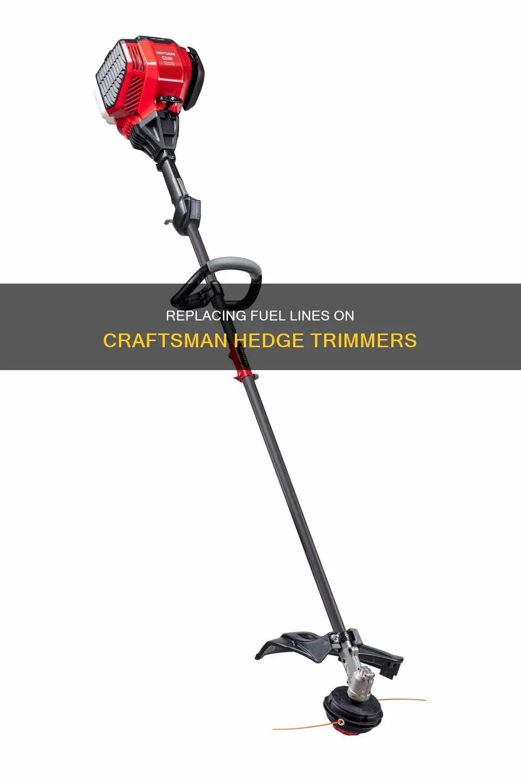 how to replace fuel ines on craftsman headge trimmer